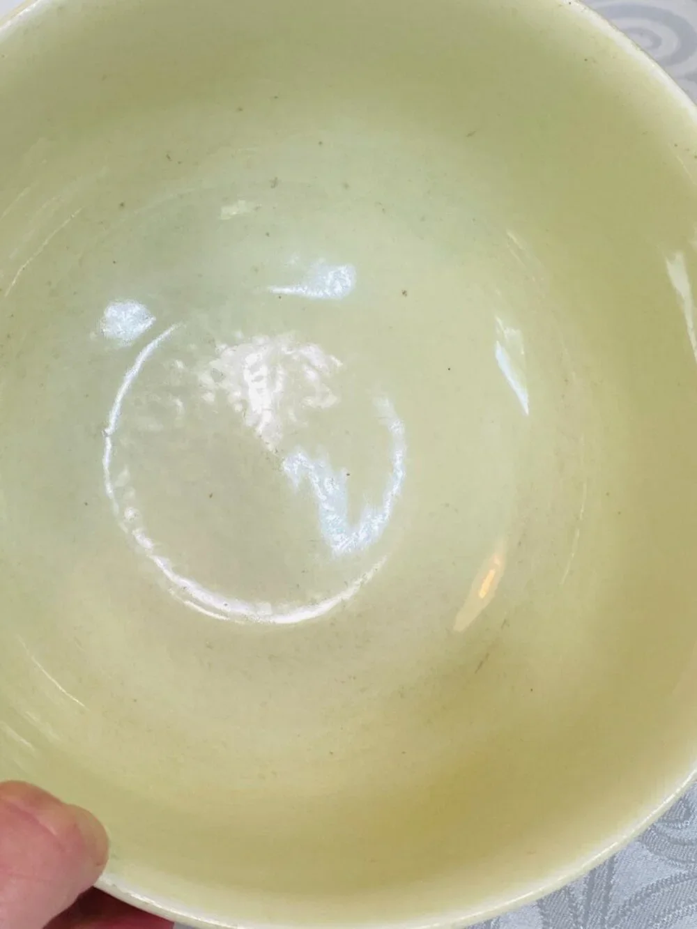 VNTG Hall's Orange Poppy Mixing Bowl 7 3/8